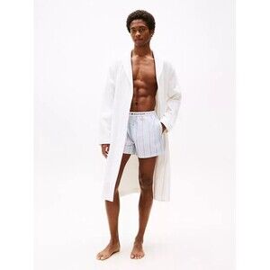 Vintage Tommy Hilfiger Waffle Bath Robe White Mens Size S/M 100% Cotton New